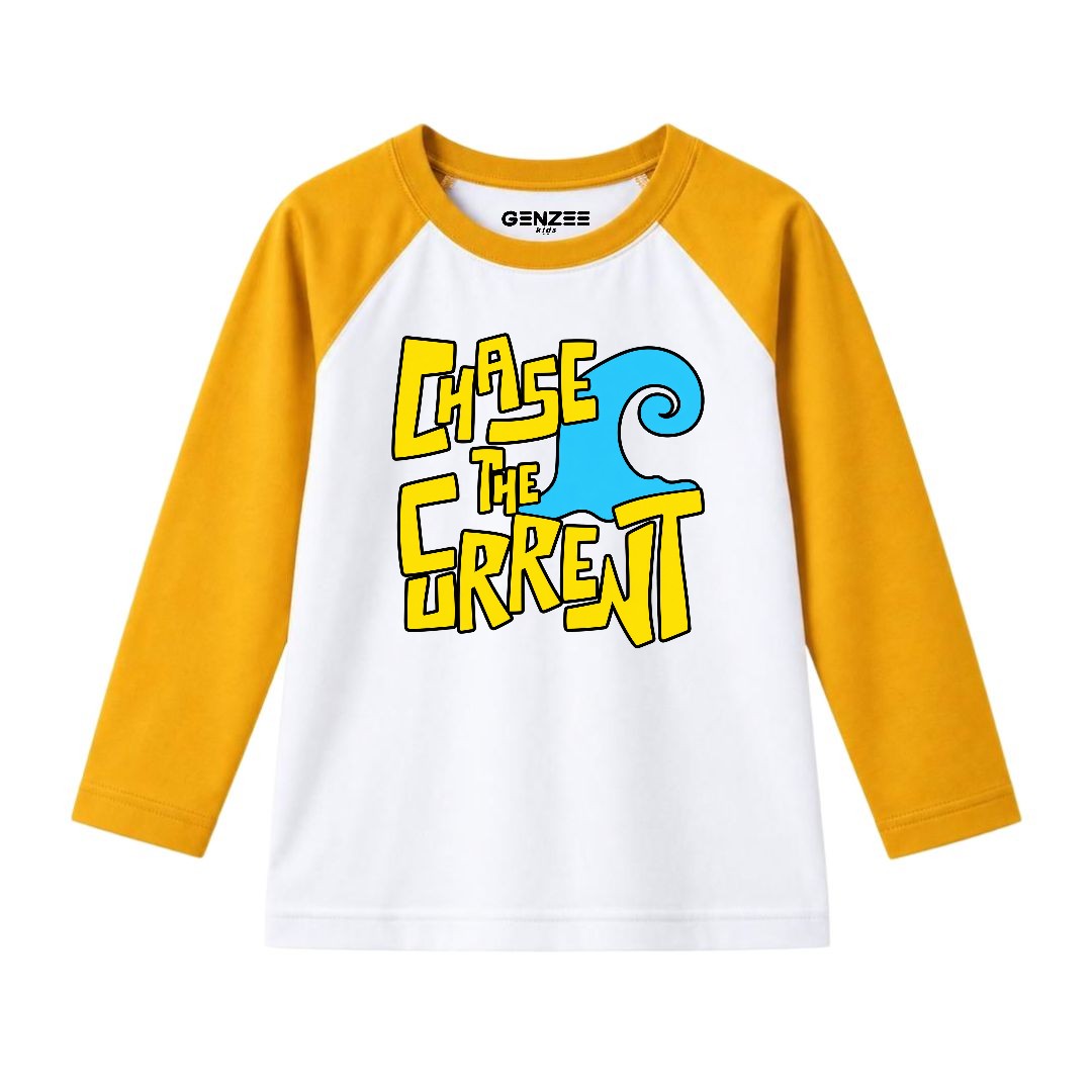 JUNIOR - CHASE THE CURRENT FULL SLEEVES RAGLAN DP022