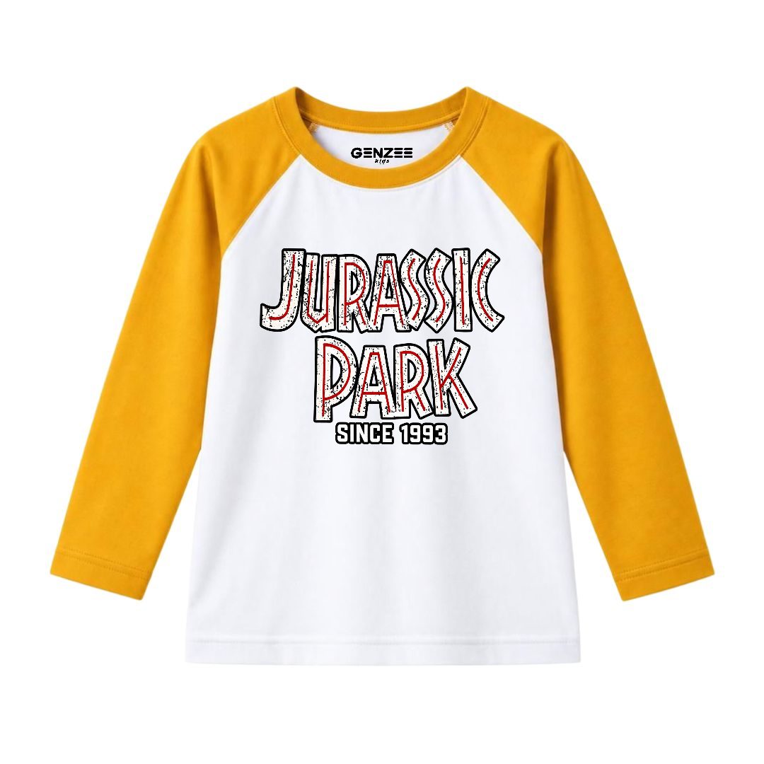 JUNIOR - JURASSIK PARK FULL SLEEVES RAGLAN DP013