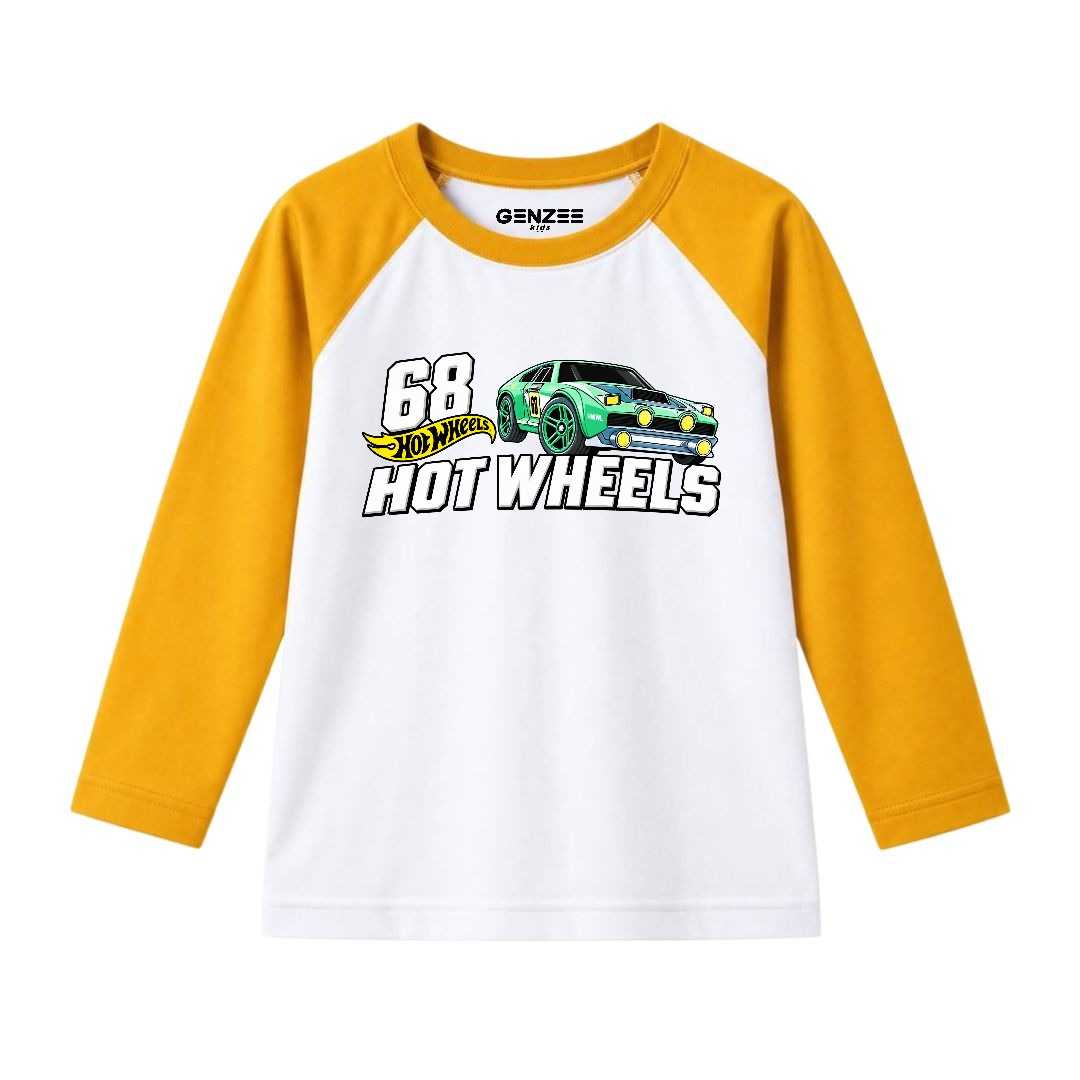 JUNIOR - 68 HOT WHEELS FULL SLEEVES RAGLAN DP020