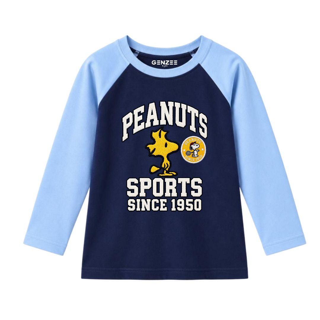 JUNIOR - PEAUNTS SPORTS FULL SLEEVES RAGLAN DP003