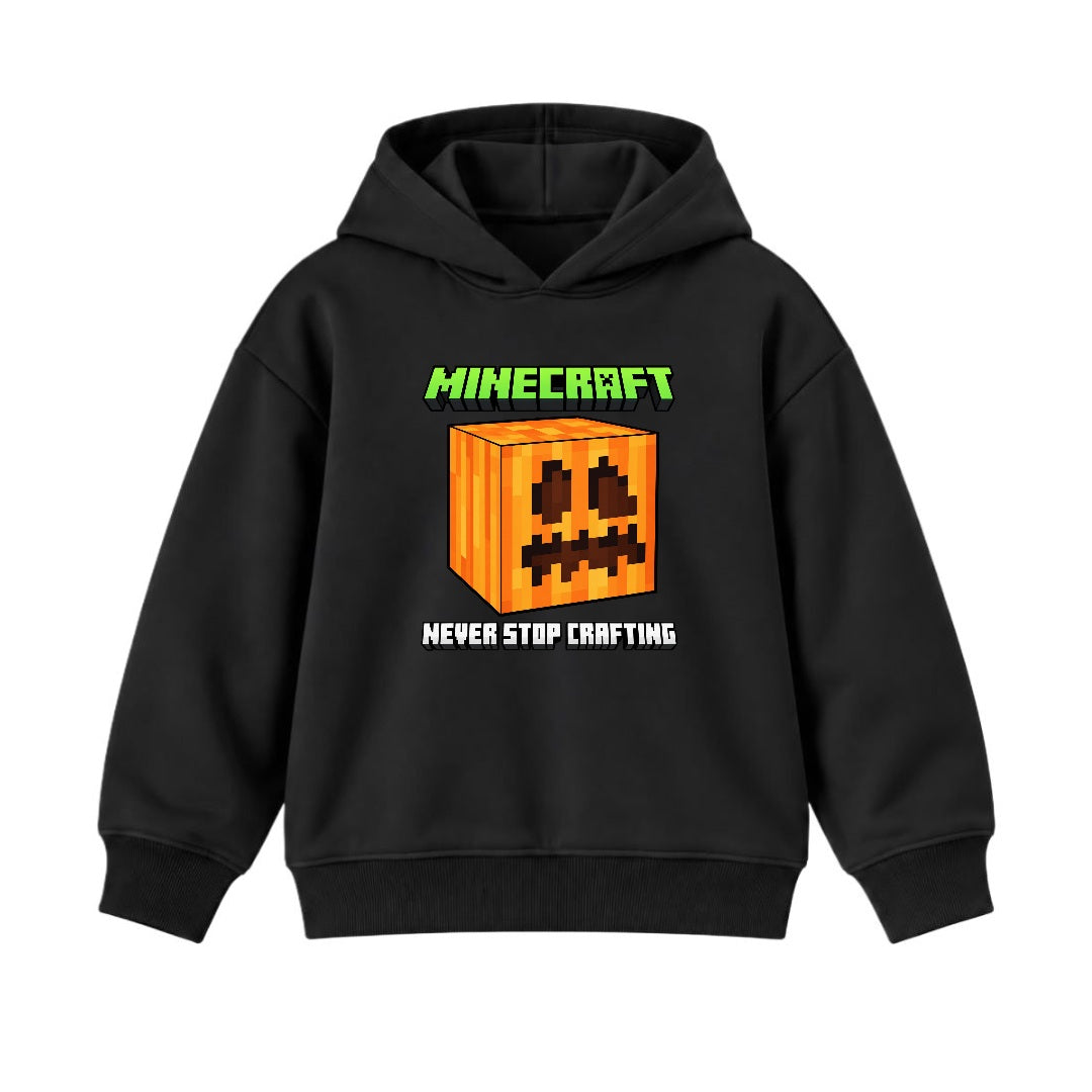 JUNIOR - NEVER STOP MINECRAFT HOODIE DP006