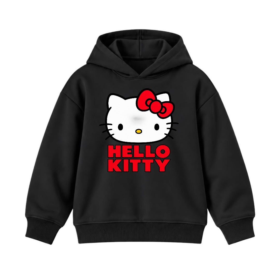 JUNIOR - HELLO KITTY FACE HOODIE DP004