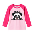 JUNIOR - HELLO PANDA FULL SLEEVES RAGLAN DP044