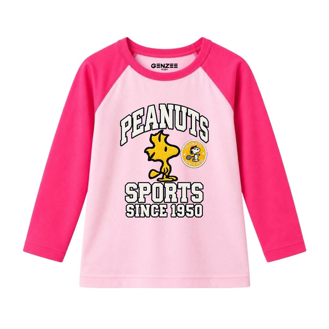 JUNIOR - PEAUNTS SPORTS FULL SLEEVES RAGLAN DP003