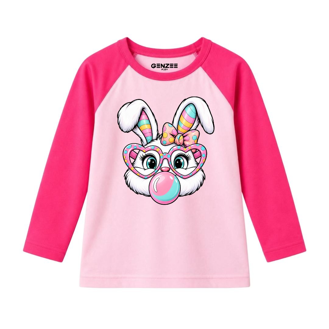 JUNIOR - BUNNY FACE FULL SLEEVES RAGLAN DP045