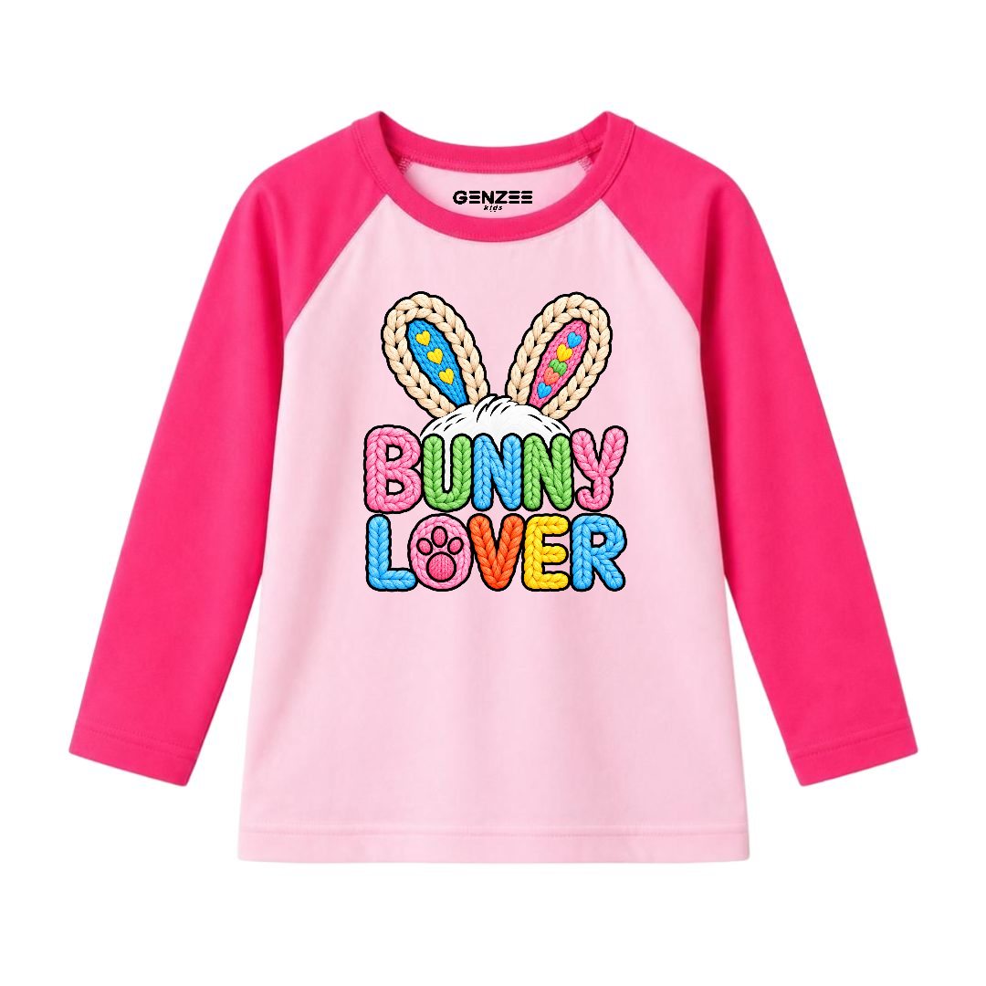 JUNIOR - BUNNY LOVER FULL SLEEVES RAGLAN DP042