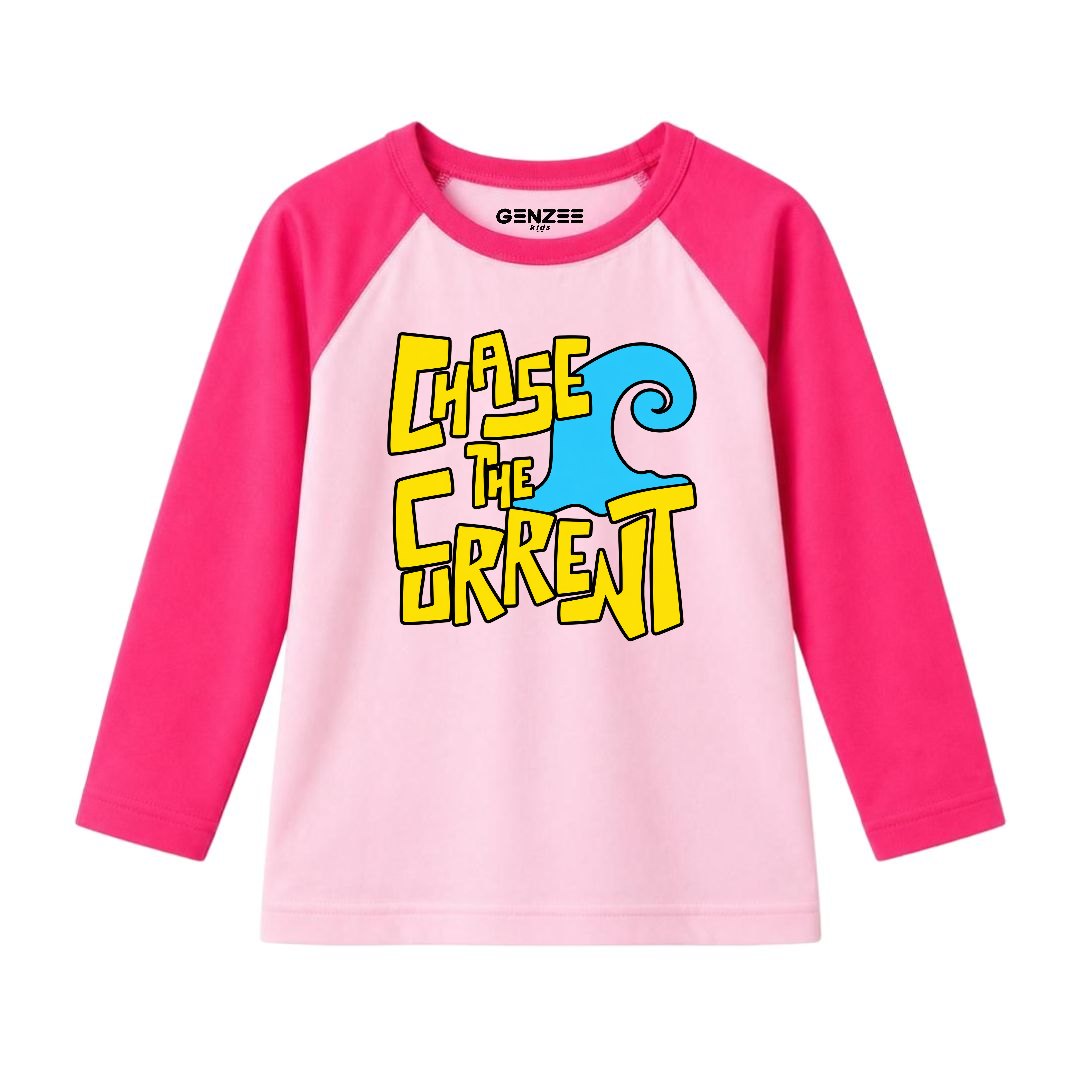 JUNIOR - CHASE THE CURRENT FULL SLEEVES RAGLAN DP022