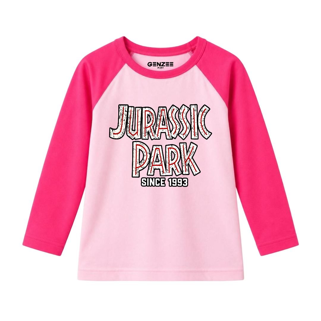 JUNIOR - JURASSIK PARK FULL SLEEVES RAGLAN DP013