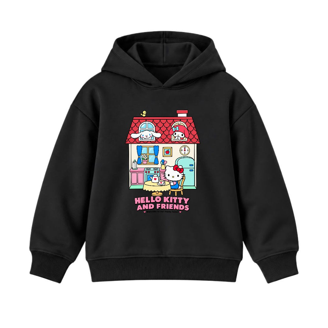 JUNIOR - HELLO KITTY AND FRIENDS HOODIE DP015