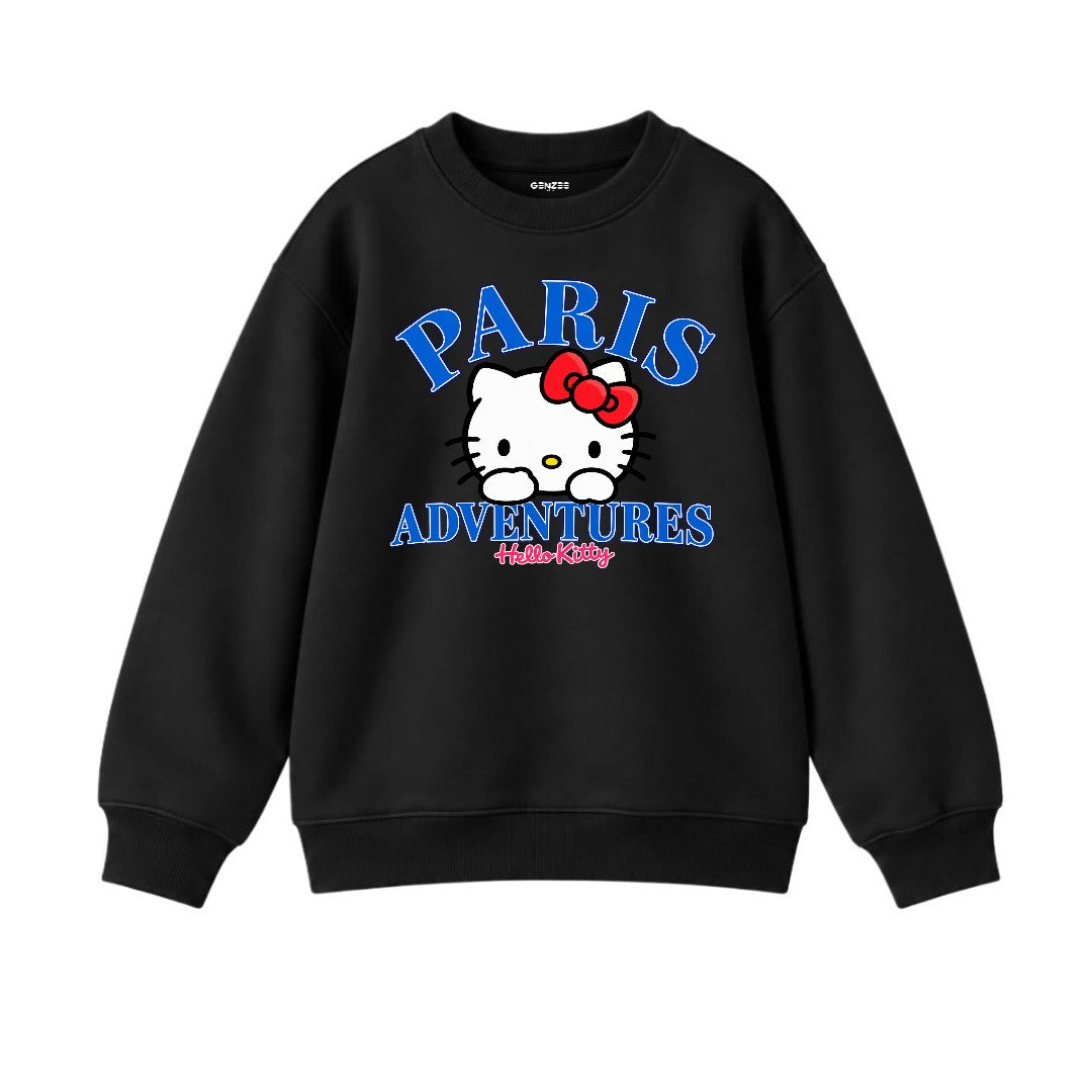 JUNIOR - HELLO KITTY PARIS SWEATSHIRT DP016