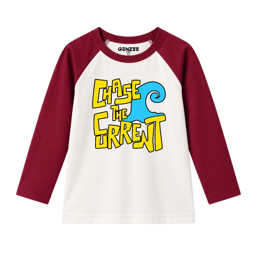 JUNIOR - CHASE THE CURRENT FULL SLEEVES RAGLAN DP022