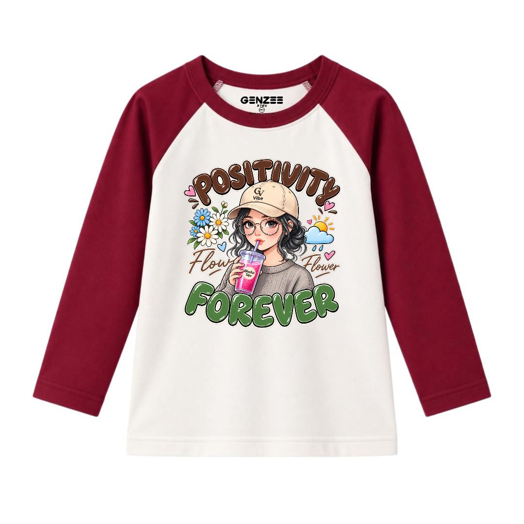 JUNIOR - POSITIVITY FOREVER FULL SLEEVES RAGLAN DP038