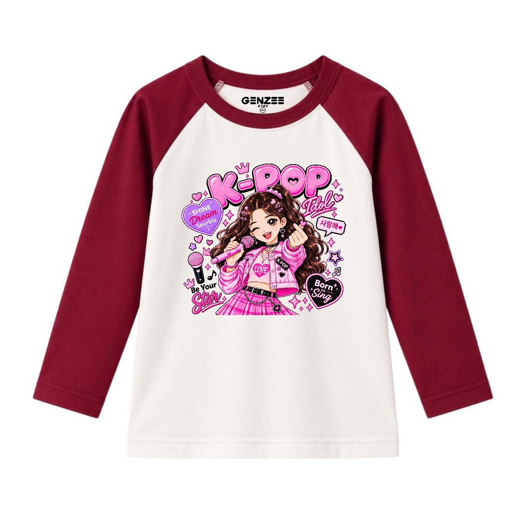 JUNIOR - K-POP ROCKSTAR FULL SLEEVES RAGLAN DP035