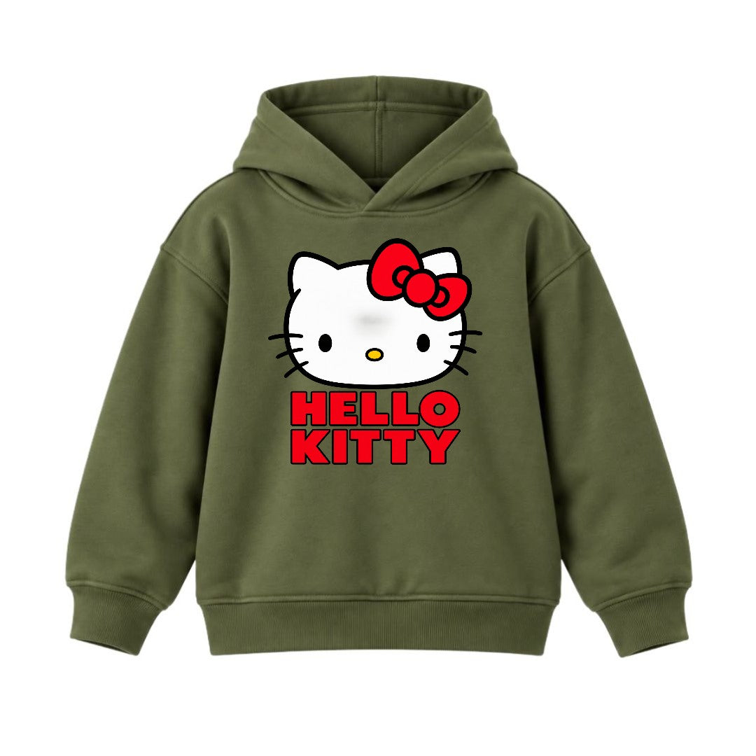 JUNIOR - HELLO KITTY FACE HOODIE DP004