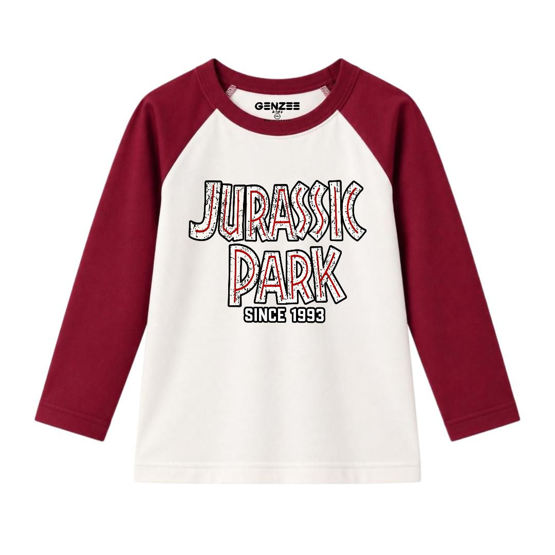 JUNIOR - JURASSIK PARK FULL SLEEVES RAGLAN DP013