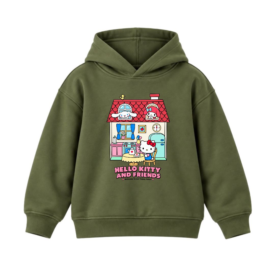 JUNIOR - HELLO KITTY AND FRIENDS HOODIE DP015