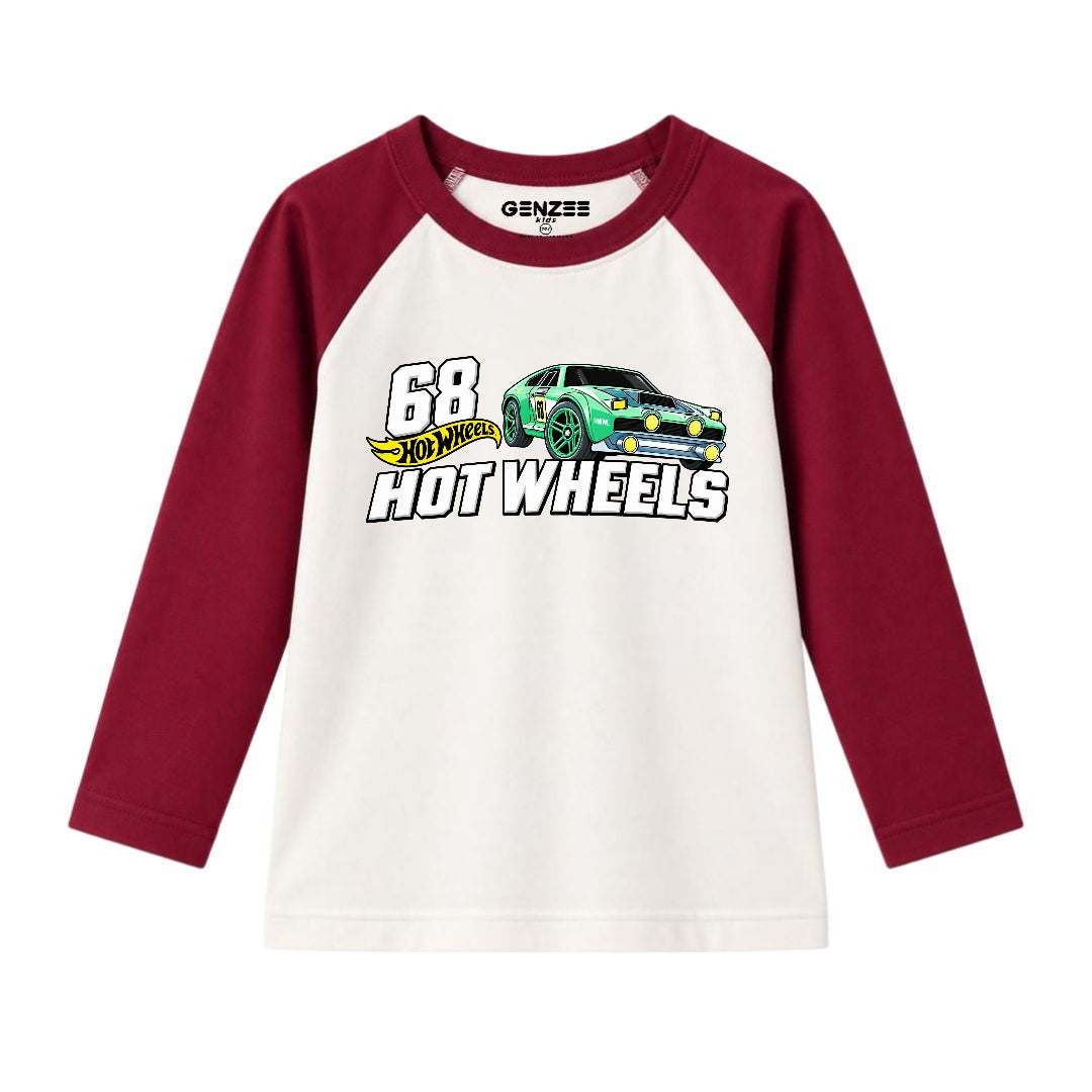 JUNIOR - 68 HOT WHEELS FULL SLEEVES RAGLAN DP020