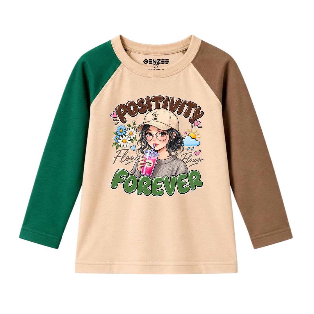 JUNIOR - POSITIVITY FOREVER FULL SLEEVES RAGLAN DP038