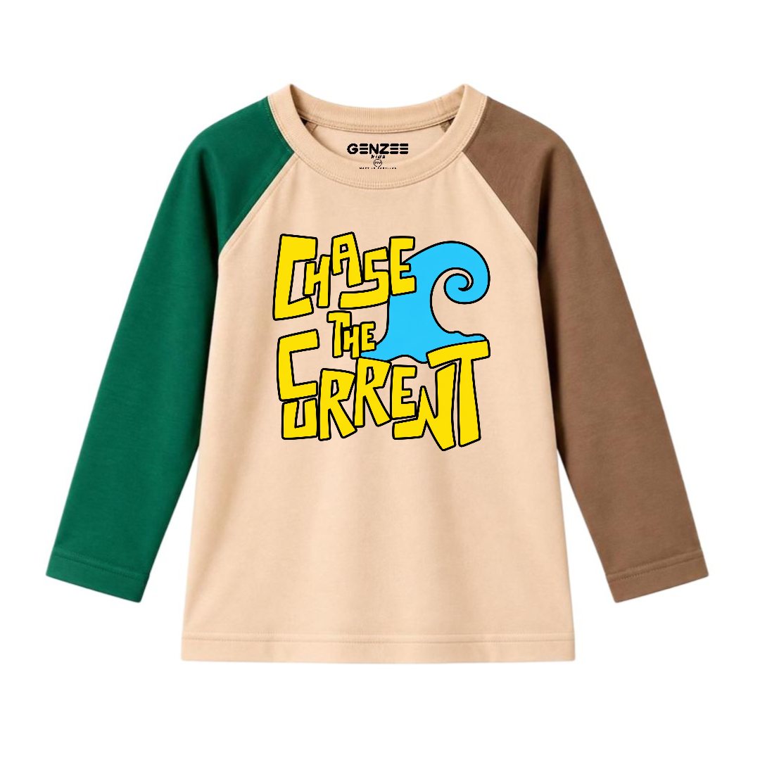 JUNIOR - CHASE THE CURRENT FULL SLEEVES RAGLAN DP022