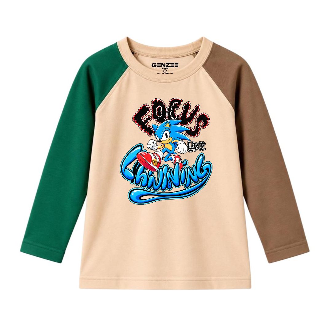 JUNIOR - SONIC FOCUS FULL SLEEVES RAGLAN DP011