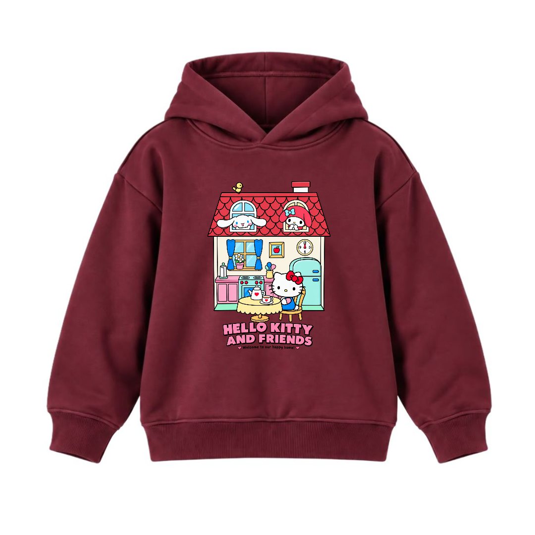 JUNIOR - HELLO KITTY AND FRIENDS HOODIE DP015