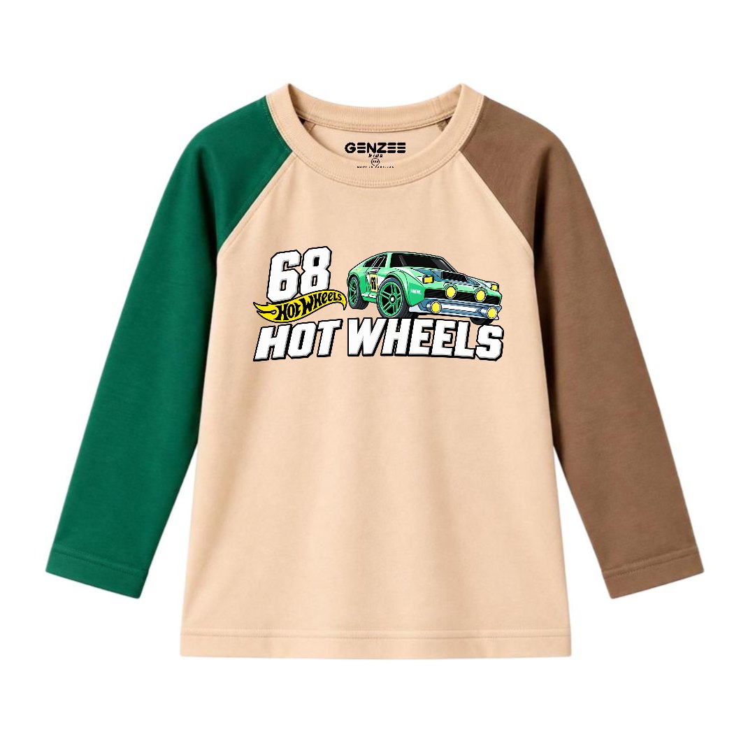 JUNIOR - 68 HOT WHEELS FULL SLEEVES RAGLAN DP020