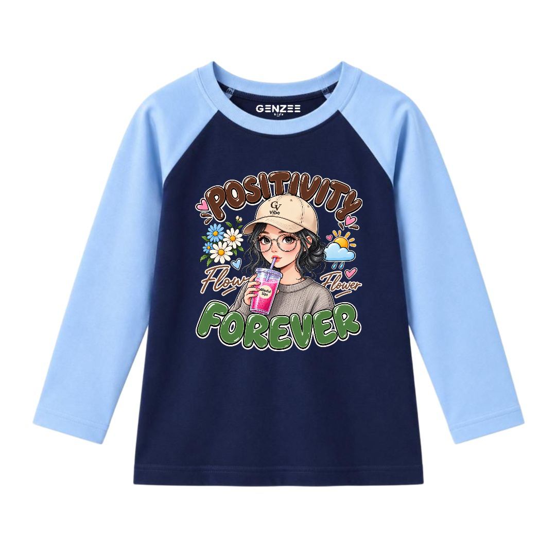 JUNIOR - POSITIVITY FOREVER FULL SLEEVES RAGLAN DP038