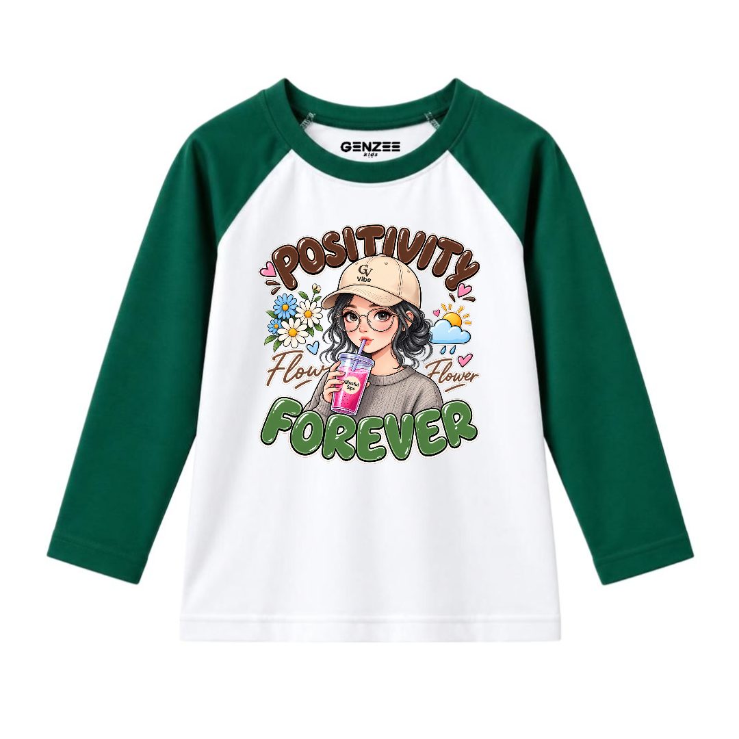 JUNIOR - POSITIVITY FOREVER FULL SLEEVES RAGLAN DP038
