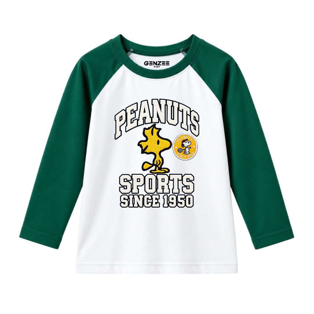 JUNIOR - PEAUNTS SPORTS FULL SLEEVES RAGLAN DP003