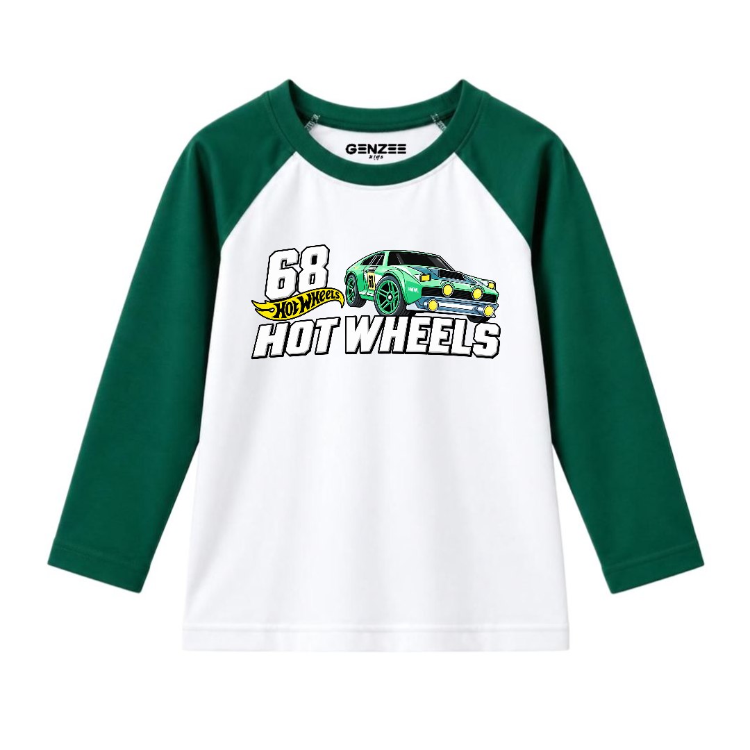 JUNIOR - 68 HOT WHEELS FULL SLEEVES RAGLAN DP020