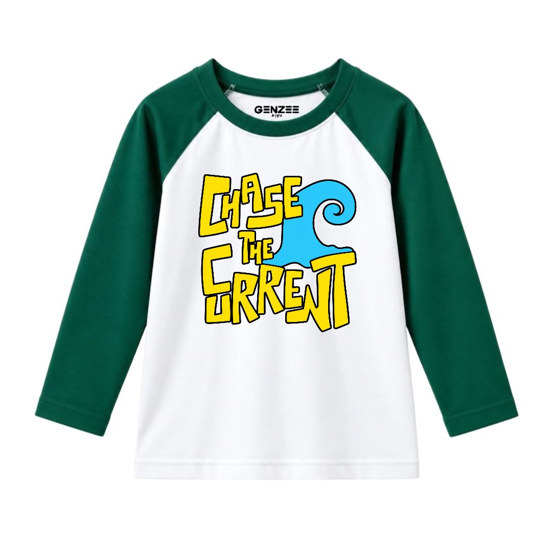 JUNIOR - CHASE THE CURRENT FULL SLEEVES RAGLAN DP022