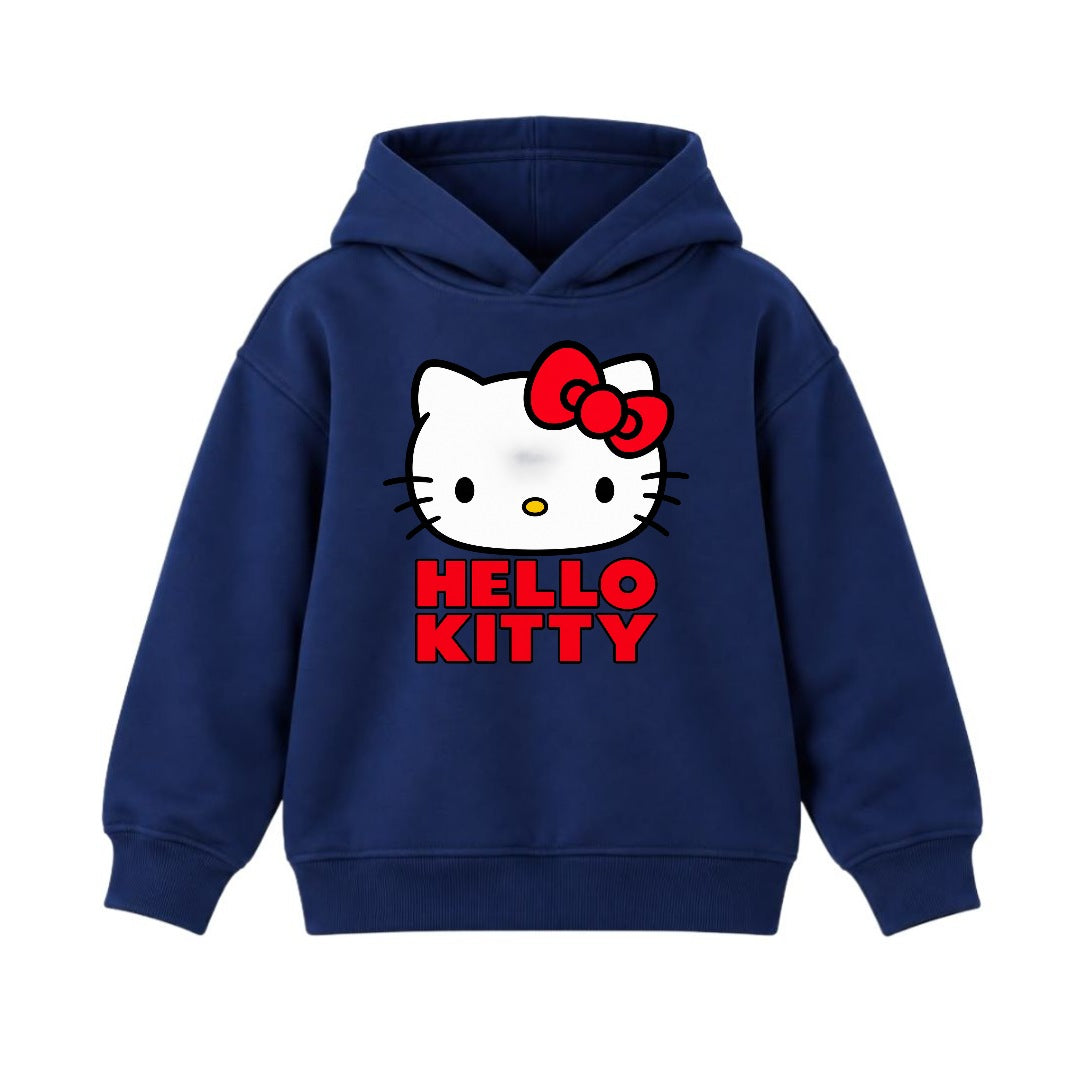 JUNIOR - HELLO KITTY FACE HOODIE DP004