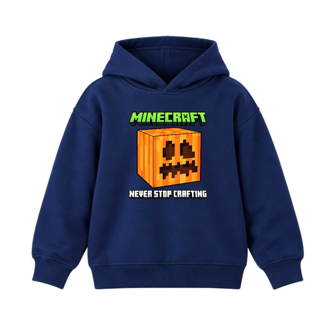 JUNIOR - NEVER STOP MINECRAFT HOODIE DP006
