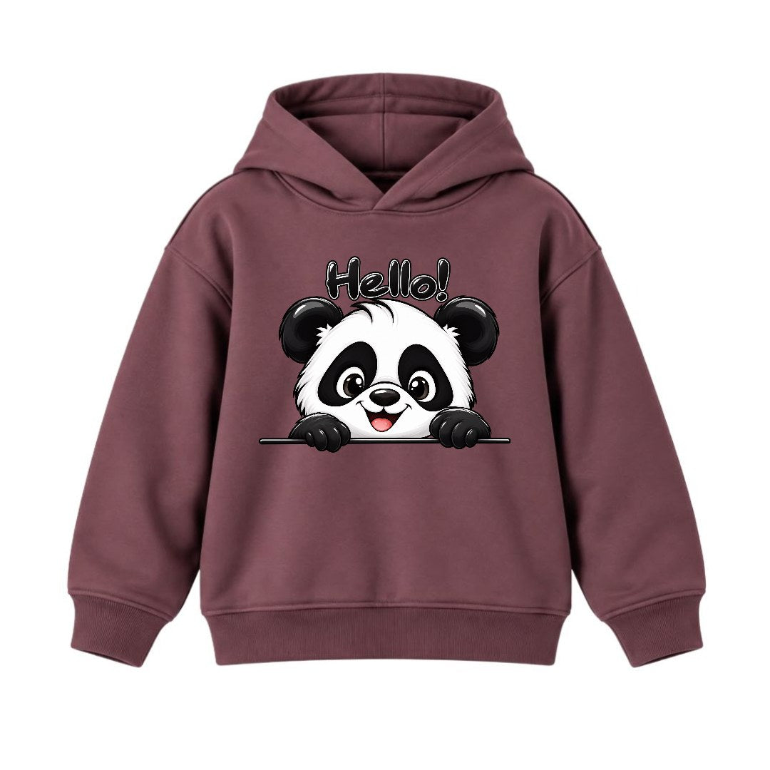 JUNIOR - HELLO PANDA HOODIE DP034