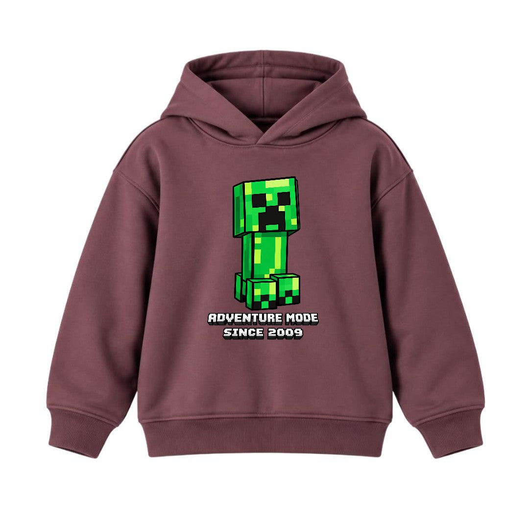 JUNIOR - ADVANTURE MODE MINECRAFT HOODIE DP009