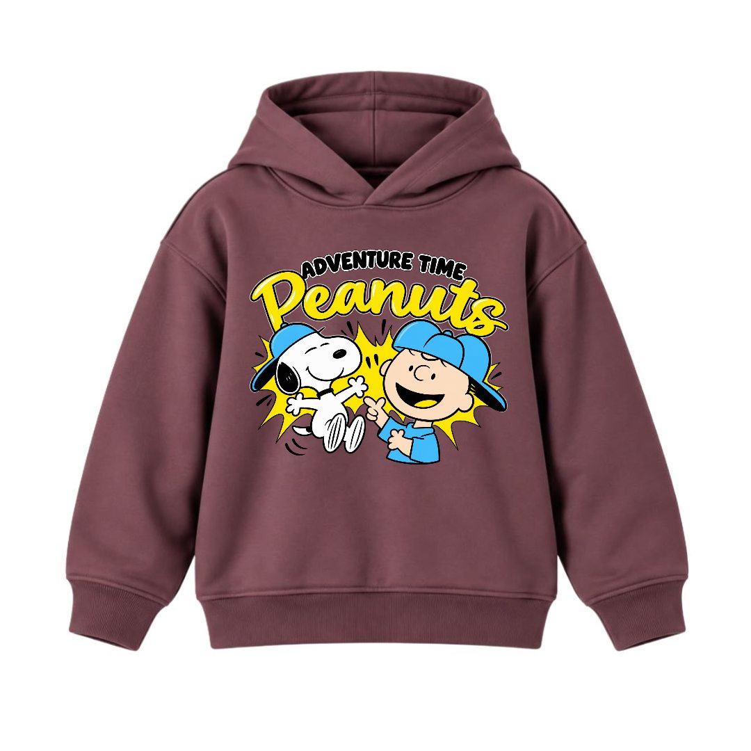 JUNIOR - ADVANTURE TIME PEAUNTS HOODIE DP018