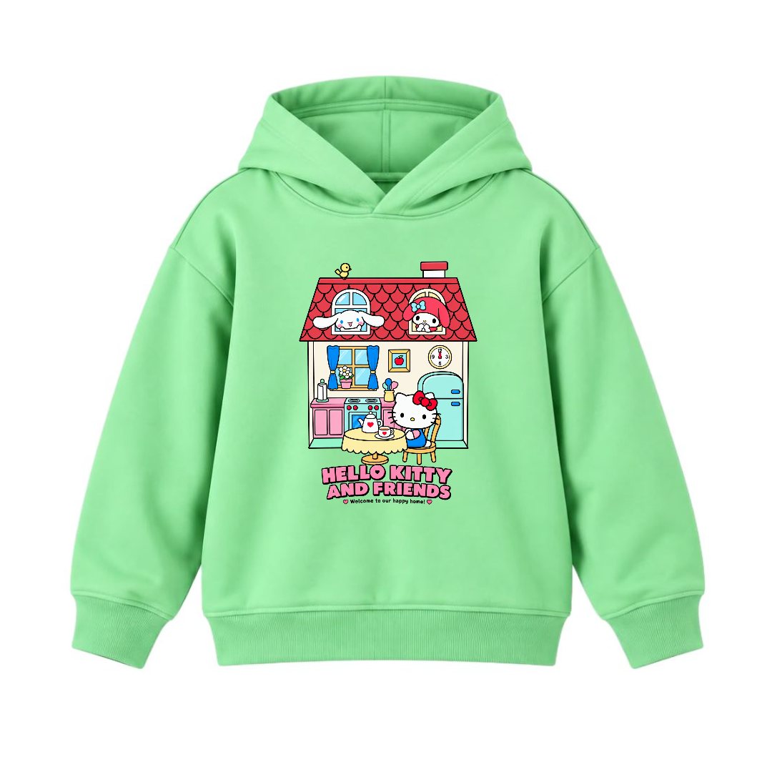 JUNIOR - HELLO KITTY AND FRIENDS HOODIE DP015