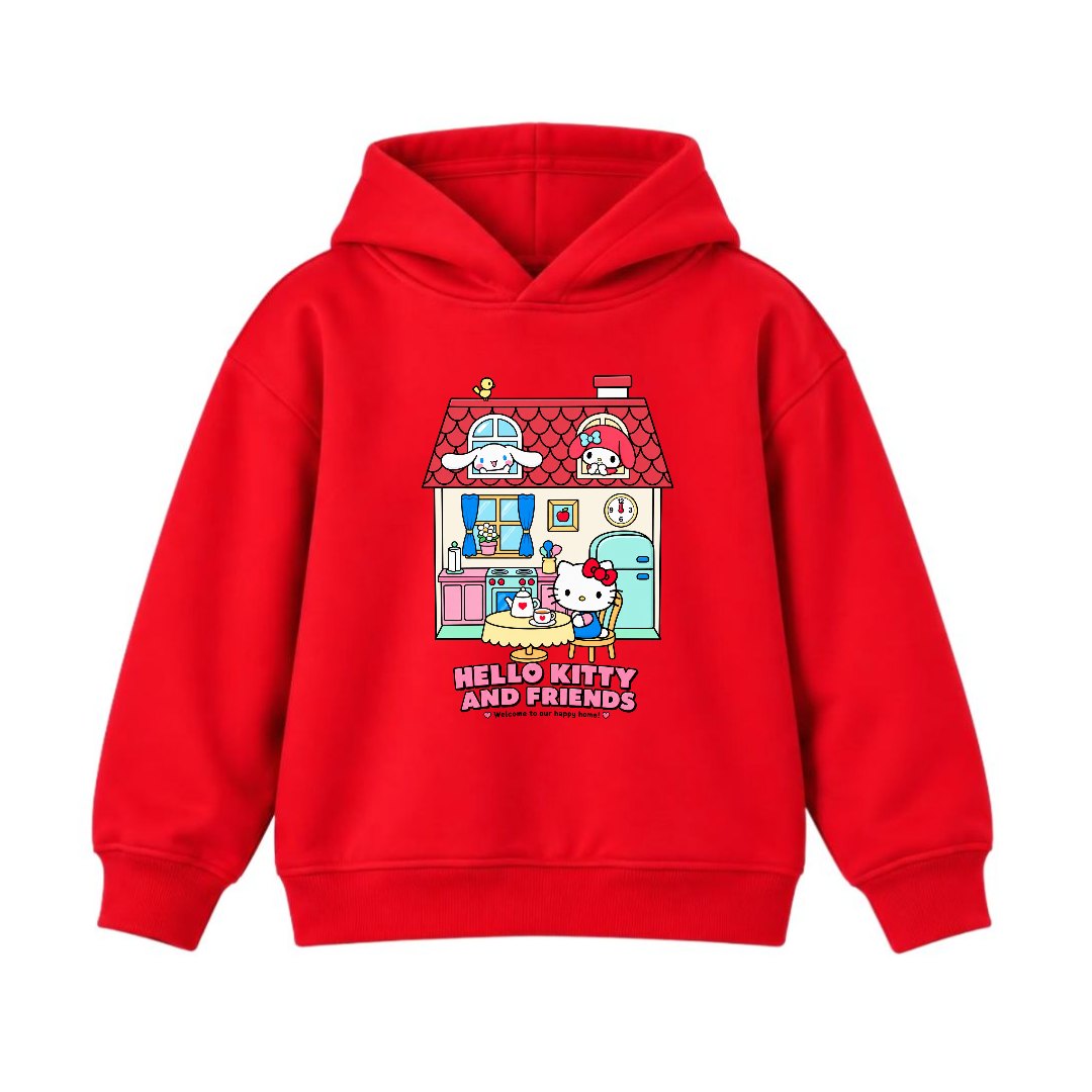 JUNIOR - HELLO KITTY AND FRIENDS HOODIE DP015