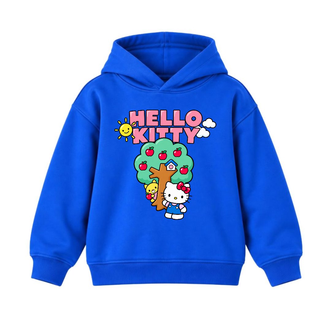 JUNIOR - KITTY WITH TREE HOODIE DP016