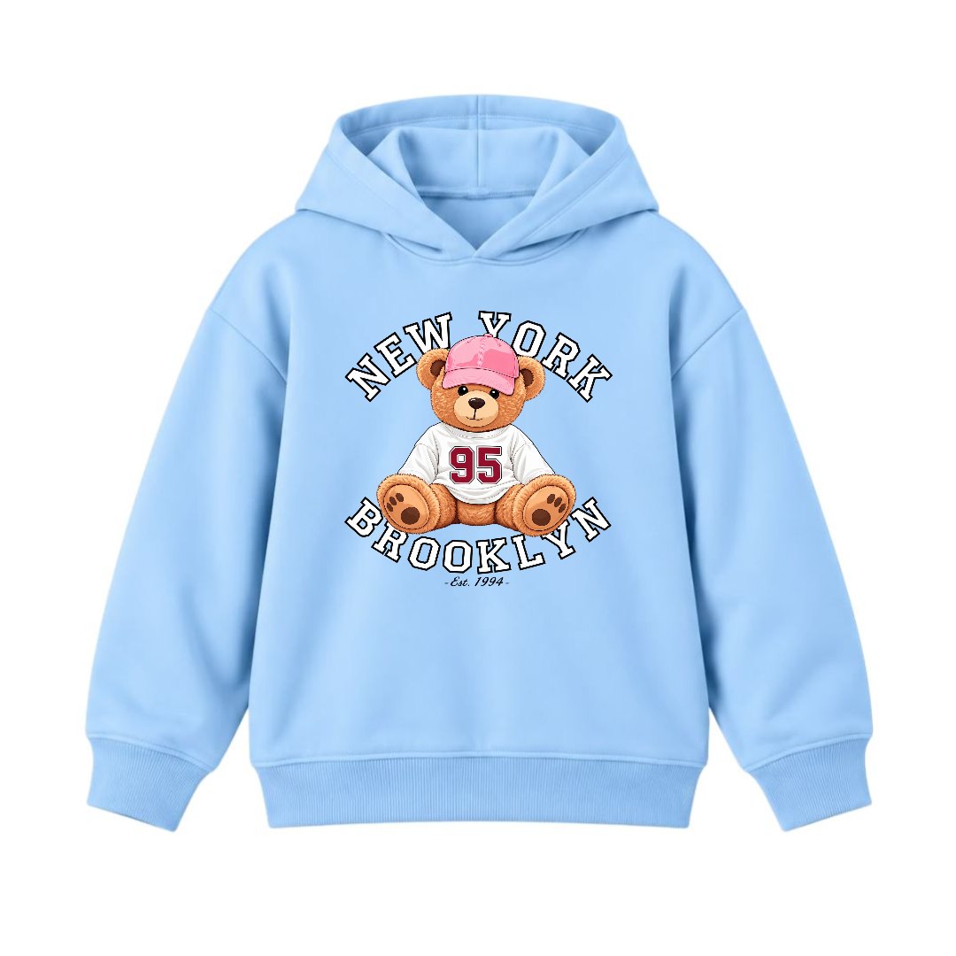 JUNIOR - NEW YORK BEAR HOODIE DP024