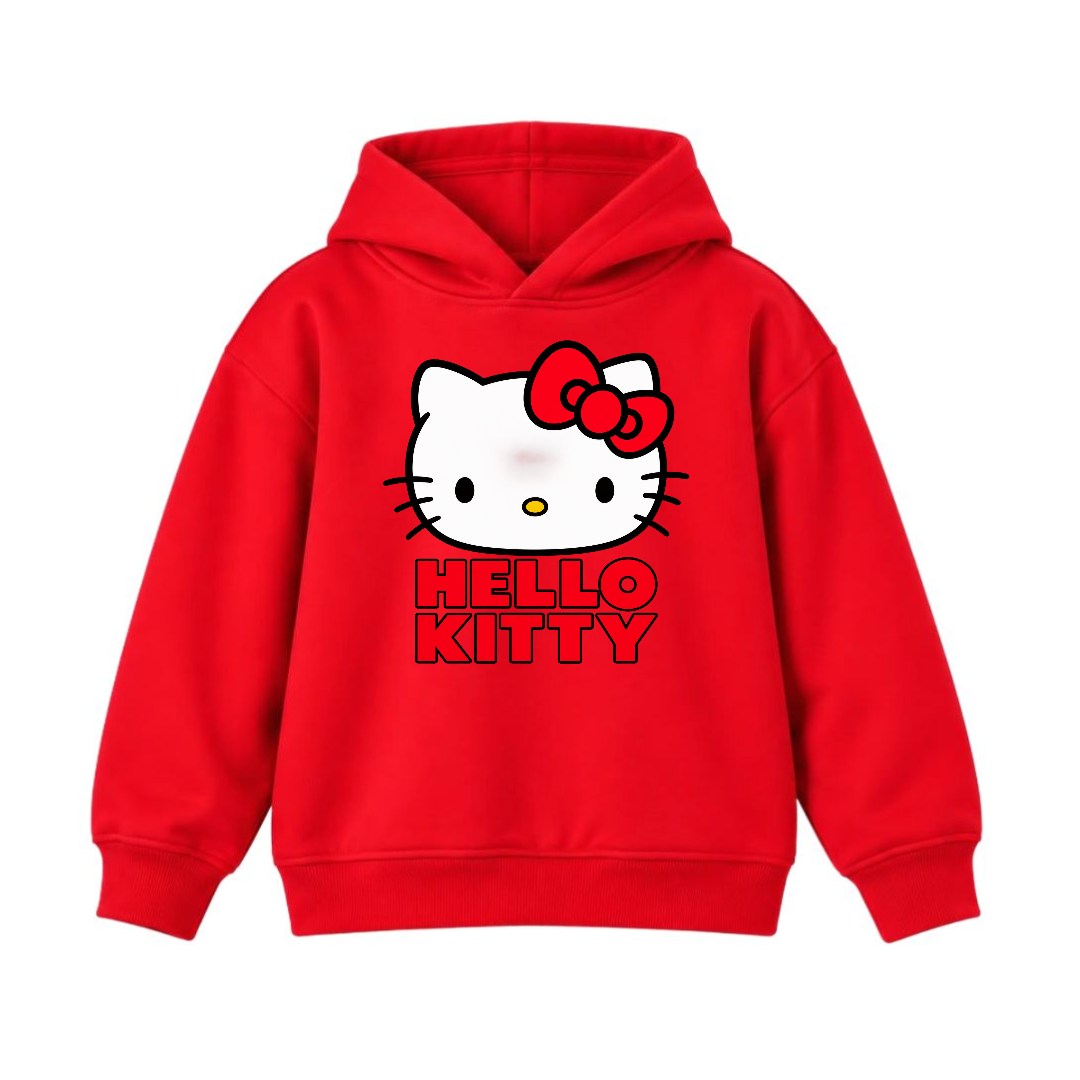 JUNIOR - HELLO KITTY FACE HOODIE DP004