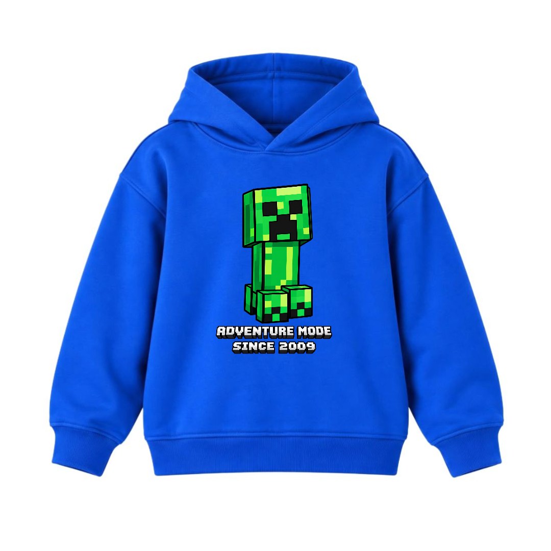 JUNIOR - ADVANTURE MODE MINECRAFT HOODIE DP009