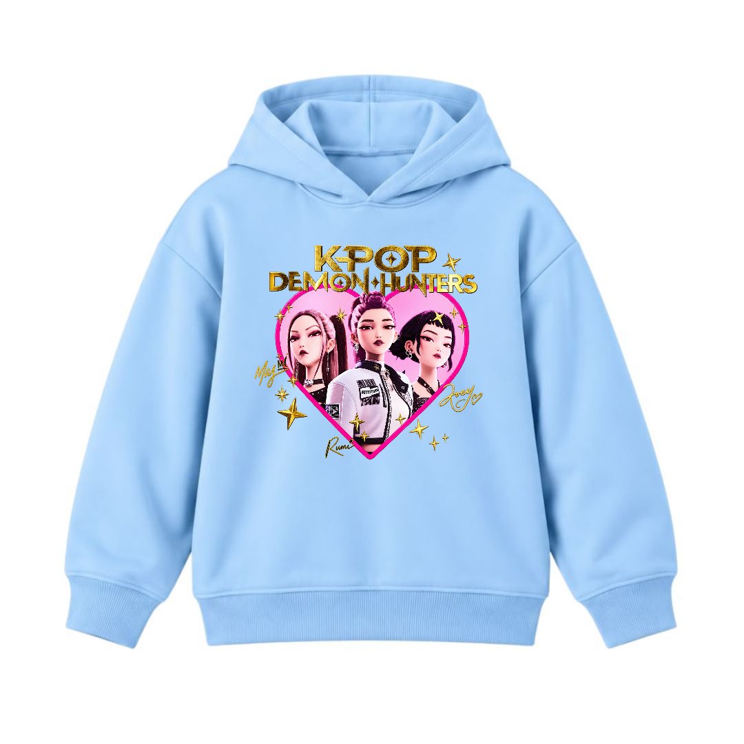 JUNIOR - KPOP-DEMON HUNTRX HOODIE DP028
