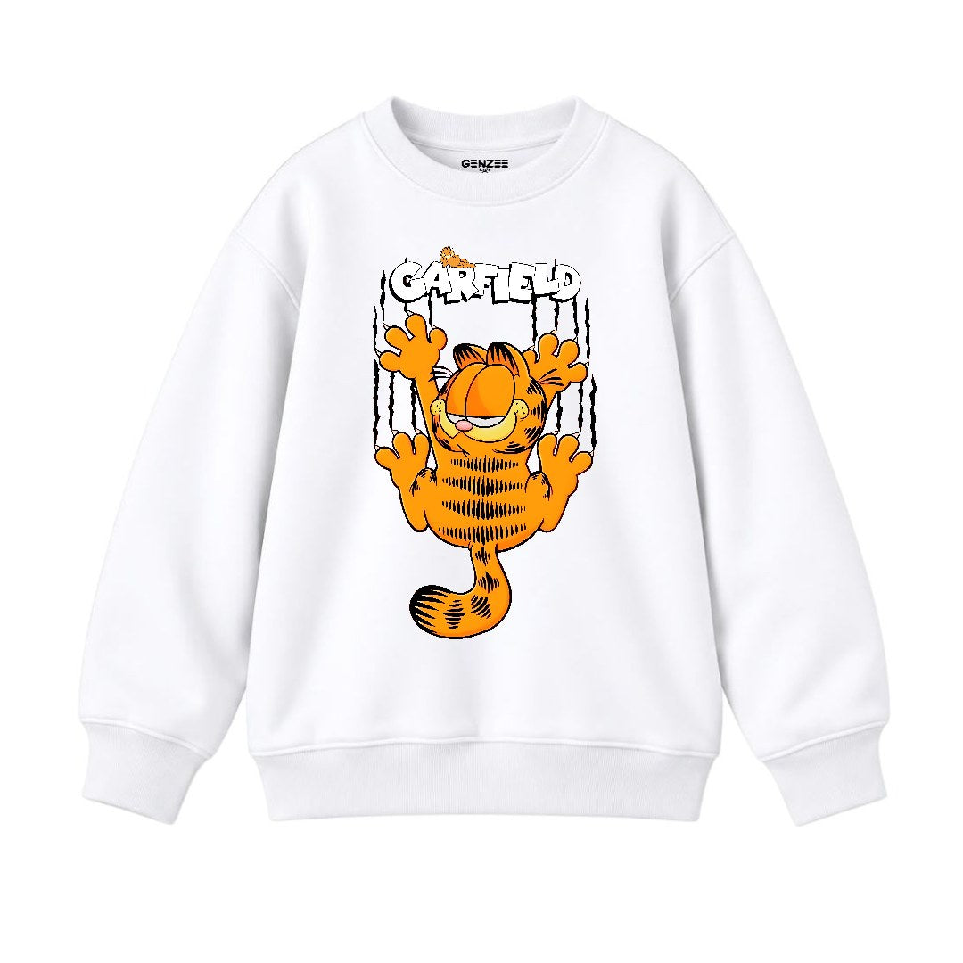 JUNIOR - ANGRY GARFIELD SWEATSHIRT DP029