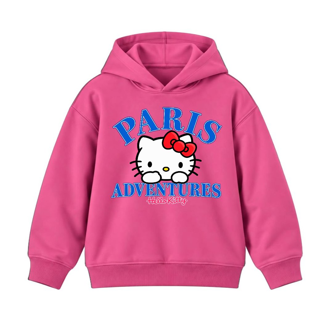 JUNIOR - HELLO KITTY PARIS HOODIE DP017
