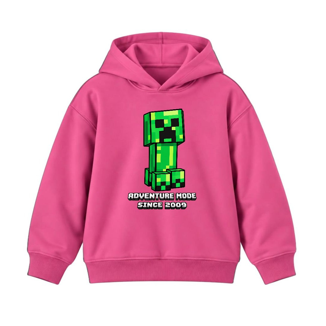 JUNIOR - ADVANTURE MODE MINECRAFT HOODIE DP009