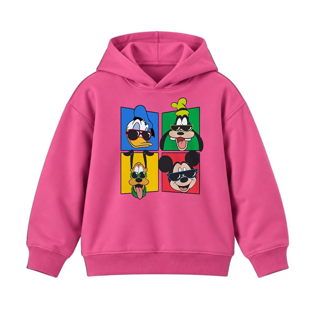 JUNIOR - DISNEY CHARACTERS HOODIE DP005