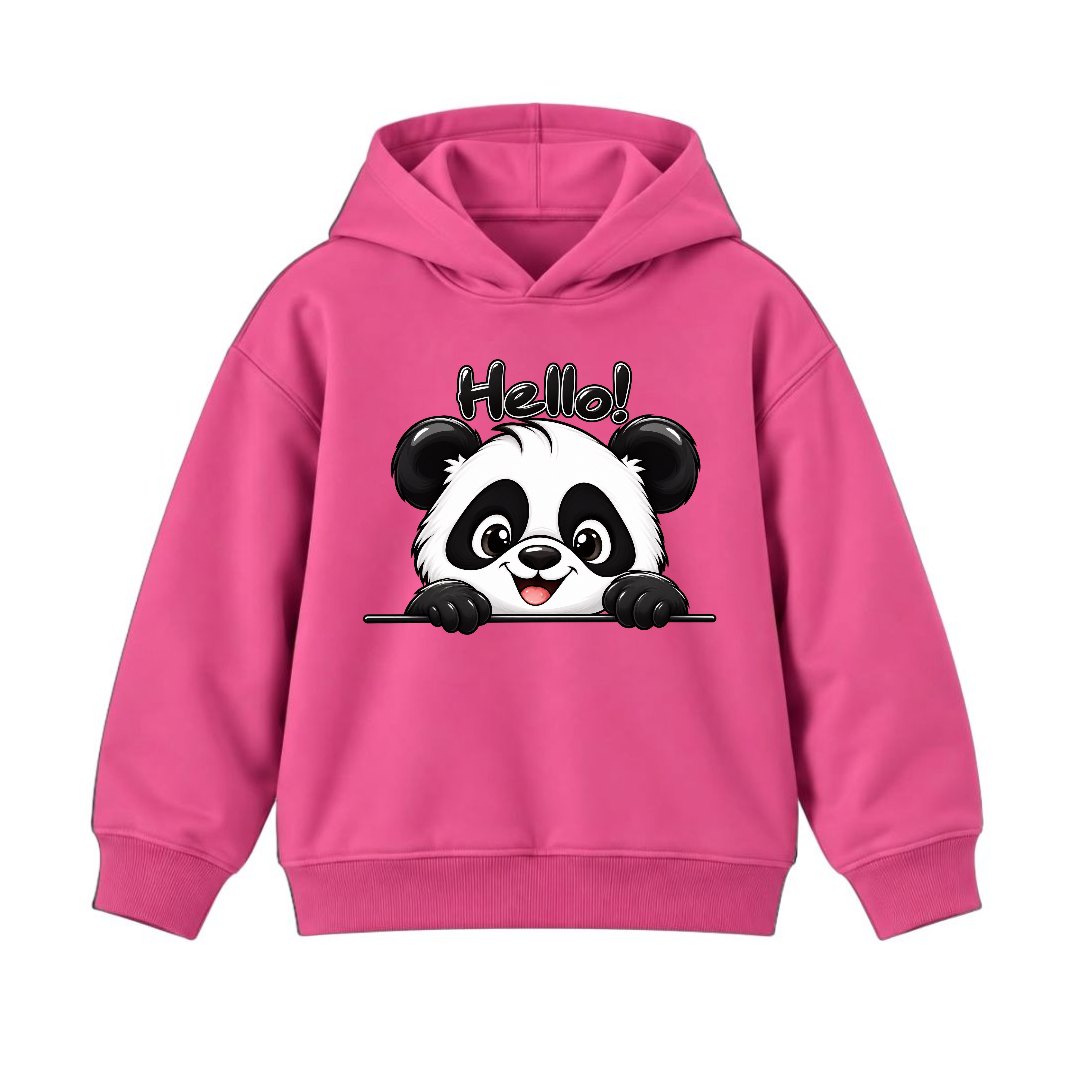 JUNIOR - HELLO PANDA HOODIE DP034