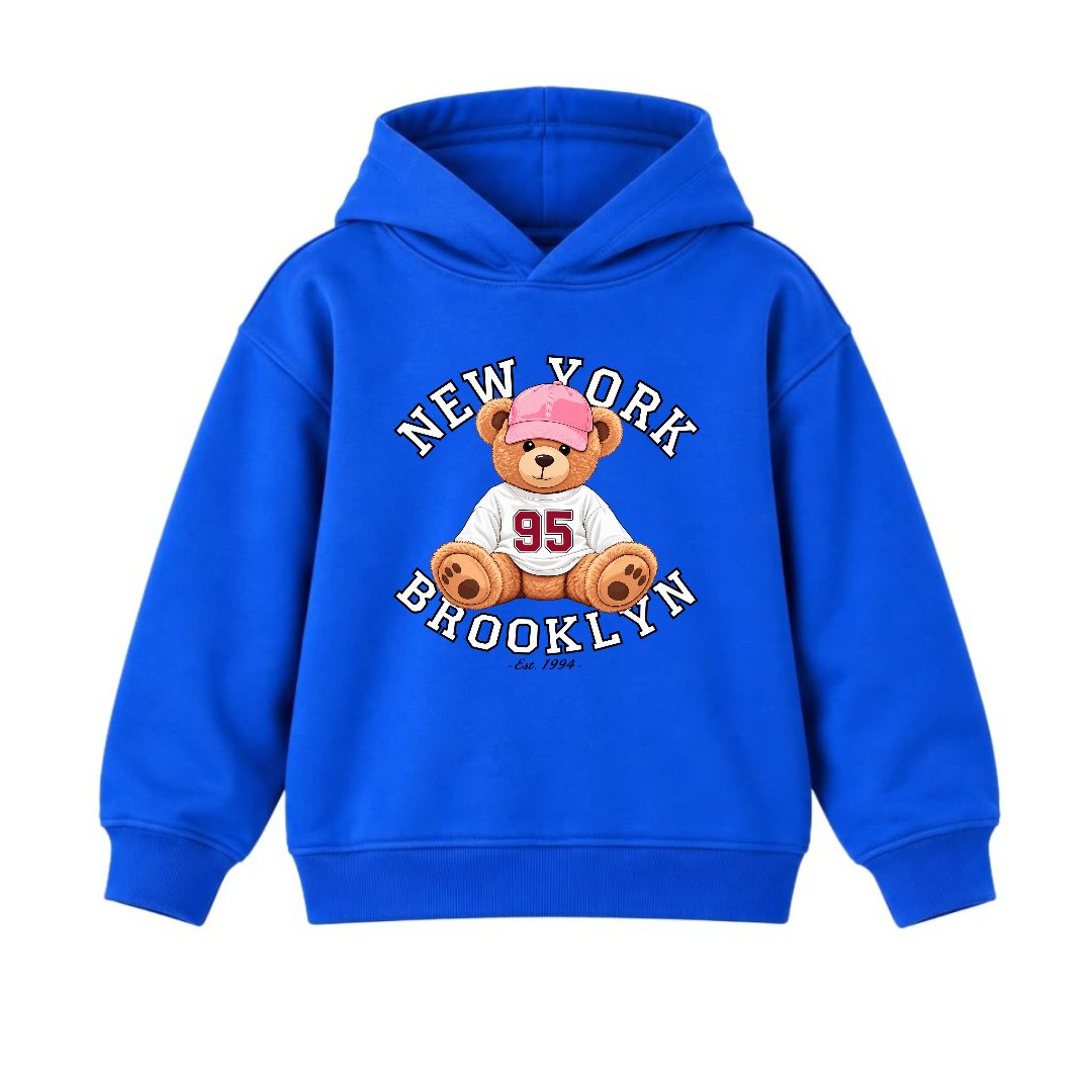 JUNIOR - NEW YORK BEAR HOODIE DP024