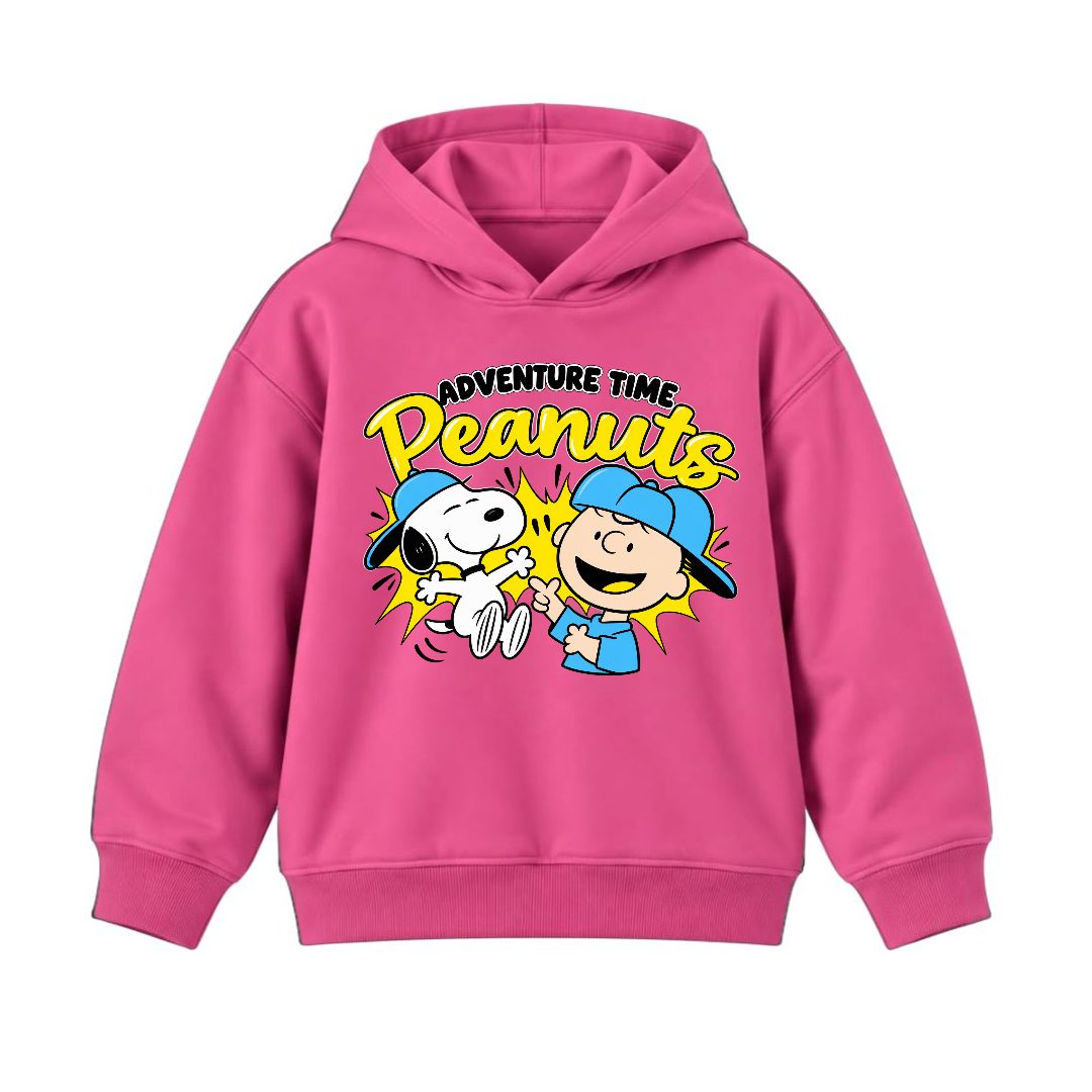 JUNIOR - ADVANTURE TIME PEAUNTS HOODIE DP018